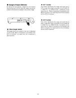 Preview for 14 page of Panasonic WEMV180A - VIDEO IMAGER Operating Instructions Manual