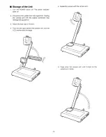 Preview for 16 page of Panasonic WEMV180A - VIDEO IMAGER Operating Instructions Manual