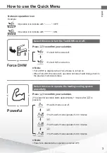 Preview for 3 page of Panasonic WH-ADC0309H3E5 Quick Menu Manual