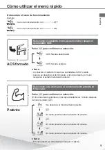 Preview for 9 page of Panasonic WH-ADC0309H3E5 Quick Menu Manual