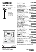 Предварительный просмотр 1 страницы Panasonic WH-ADC0309J3E5 Manual