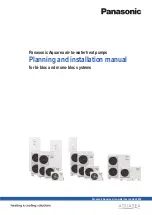 Panasonic WH-ADC0309J3E5 Planning And Installation Manual preview