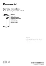 Предварительный просмотр 1 страницы Panasonic WH-ADC0912K6E5 Operating Instructions Manual