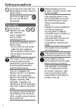 Предварительный просмотр 4 страницы Panasonic WH-MDC05F3E5 Operating Instructions Manual