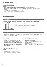 Предварительный просмотр 12 страницы Panasonic WH-MDC05F3E5 Operating Instructions Manual