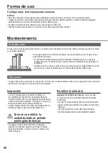 Preview for 40 page of Panasonic WH-MDC05F3E5 Operating Instructions Manual