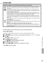 Preview for 85 page of Panasonic WH-MDC05F3E5 Operating Instructions Manual