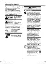 Preview for 4 page of Panasonic WH-MDC05H3E5 Operating Instructions Manual