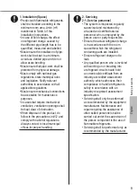 Предварительный просмотр 9 страницы Panasonic WH-MDC05J3E5 Operating Instructions Manual