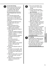 Предварительный просмотр 15 страницы Panasonic WH-MDC05J3E5 Operating Instructions Manual