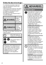 Preview for 42 page of Panasonic WH-MDC05J3E5 Operating Instructions Manual
