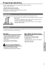 Preview for 73 page of Panasonic WH-MDC05J3E5 Operating Instructions Manual