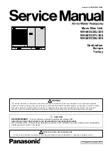 Preview for 1 page of Panasonic WH-MDC05J3E5 Service Manual