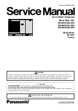 Panasonic WH-MDC05J3E5 Service Manual preview