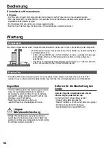 Preview for 54 page of Panasonic WH-MDC09G3E5 Operating Instructions Manual