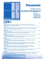 Panasonic WH-MDF09C3E8 Operating Instructions Manual preview