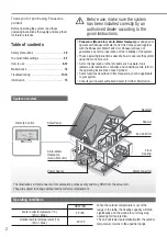 Предварительный просмотр 2 страницы Panasonic WH-MHF09G3E5 Operating Instructions Manual