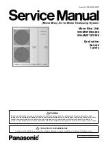 Предварительный просмотр 1 страницы Panasonic WH-MHF09G3E8 Service Manual