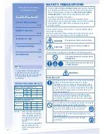 Предварительный просмотр 2 страницы Panasonic WH-MXC09D3E5 Operating Instructions Manual