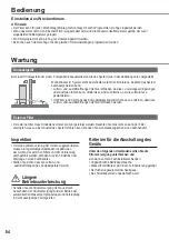 Предварительный просмотр 54 страницы Panasonic WH-MXC09G3E5 Operating Instructions Manual