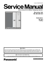 Panasonic WH-MXC09G3E5 Service Manual preview