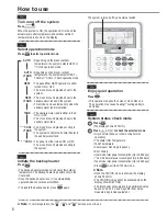 Предварительный просмотр 8 страницы Panasonic WH-MXC09G3E8 Operating Instructions Manual