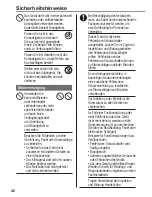 Preview for 46 page of Panasonic WH-MXC12G9E8 Operating Instructions Manual