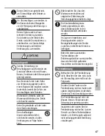 Preview for 47 page of Panasonic WH-MXC12G9E8 Operating Instructions Manual