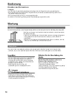 Preview for 54 page of Panasonic WH-MXC12G9E8 Operating Instructions Manual