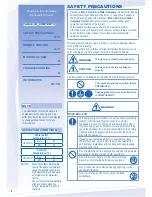 Предварительный просмотр 2 страницы Panasonic WH-MXF09D3E5 Operating Instructions Manual