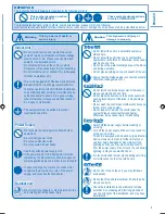 Предварительный просмотр 3 страницы Panasonic WH-SD24BE5 Operating Instructions Manual