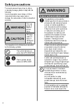 Предварительный просмотр 4 страницы Panasonic WH-SDC0309K3E5 Operating Instructions Manual