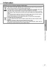 Предварительный просмотр 27 страницы Panasonic WH-SDC03H3E5 Operating Instructions Manual