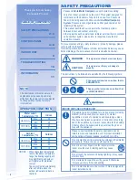 Предварительный просмотр 2 страницы Panasonic WH-SDC09C3E8 Operating Instructions Manual