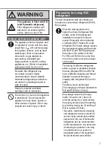 Preview for 7 page of Panasonic WH-SDC12K6E5 Operating Instructions Manual