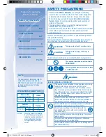 Предварительный просмотр 2 страницы Panasonic WH-SDH07C3E5 Operating Instructions Manual