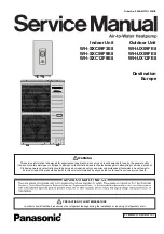 Panasonic WH-SXC09F3E8 Service Manual предпросмотр