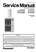 Panasonic WH-SXC09H3E8 Service Manual предпросмотр