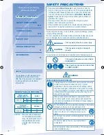 Предварительный просмотр 2 страницы Panasonic WH-SXH09D0E8 Operating Instructions Manual