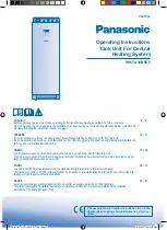 Preview for 1 page of Panasonic WH-TX30B9E8 Operating Instructions Manual