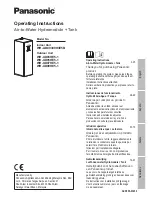 Preview for 1 page of Panasonic WH-UD03HE5-1 Operating Instructions Manual