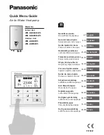 Panasonic WH-UD05HE5 Menu Manual предпросмотр