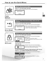 Предварительный просмотр 7 страницы Panasonic WH-UD05HE5 Menu Manual