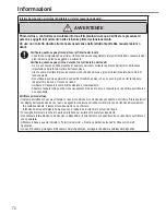 Предварительный просмотр 72 страницы Panasonic WH-UD09HE5-1 Operating Instructions Manual