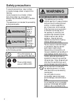 Предварительный просмотр 4 страницы Panasonic WH-UD09JE5 Operating Instructions Manual