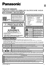 Предварительный просмотр 11 страницы Panasonic WH-UXZ09KE5 Series, WH-UXZ12KE5 Series Installation Manual