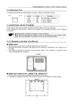 Предварительный просмотр 13 страницы Panasonic WHA1 Series User Manual