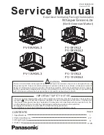 Panasonic Whisper Green-Lite FV-08VKL3 Service Manual preview