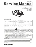 Panasonic Whisper Value-Lite FV-08VSL2 Service Manual preview