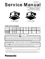 Panasonic WhisperGreen FV-08VKM2 Service Manual предпросмотр